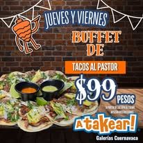 Buffet de tacos al pastor