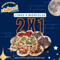 Promoción 2x1 en tacos